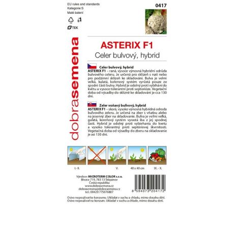 Celer - ASTERIX F1 - 50 ks | Dobrasemena.cz 